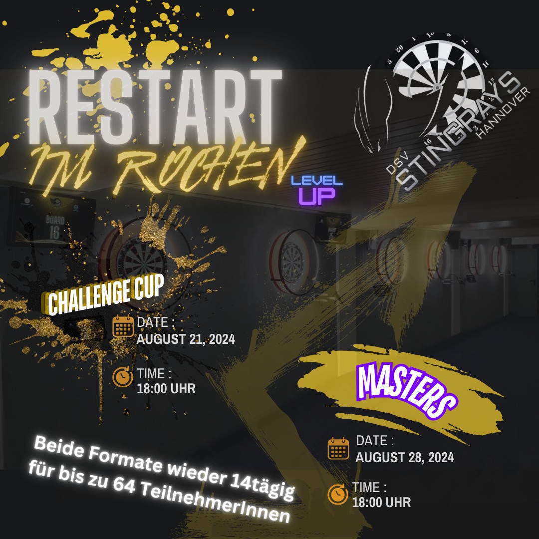 📢 Restart der Mittwochsturniere im Rochen 2.0! 📢